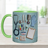 Nurse Life - Personalized Nurse Accent Mug