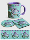 Nana Turtle Gift For Mom Grandma - Personalized Grandma Accent Mug