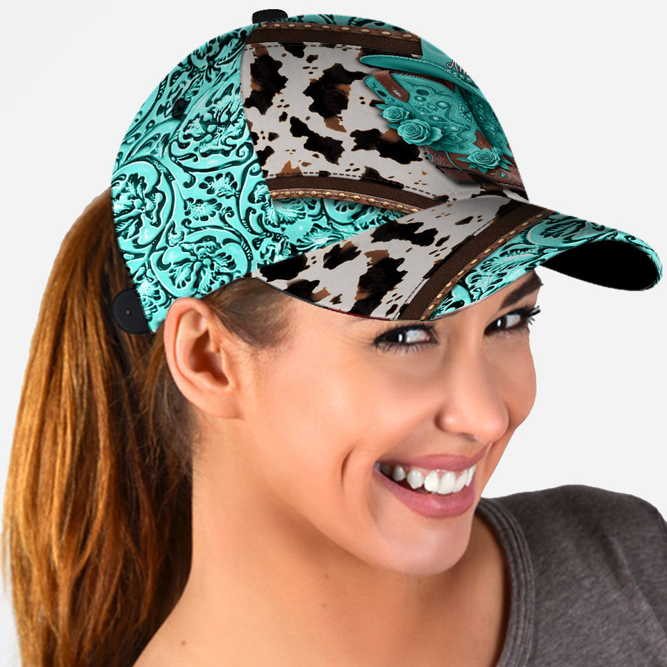 Western Cowgirl Boot - Personalized Cowgirl Classic Cap