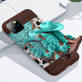 Western Cowgirl Boot - Personalized Cowgirl Full Print Phone Case