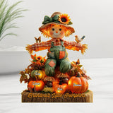 Grandma's Little Pumpkins - Personalized Grandma Acrylic LED Night Light