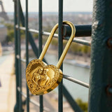 Locked In Love, Till Death Do Us Part - Personalized Skull Heart Padlock