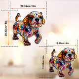 Adorable Bulldog - Personalized French Bulldog Window Hanging Suncatcher Ornament