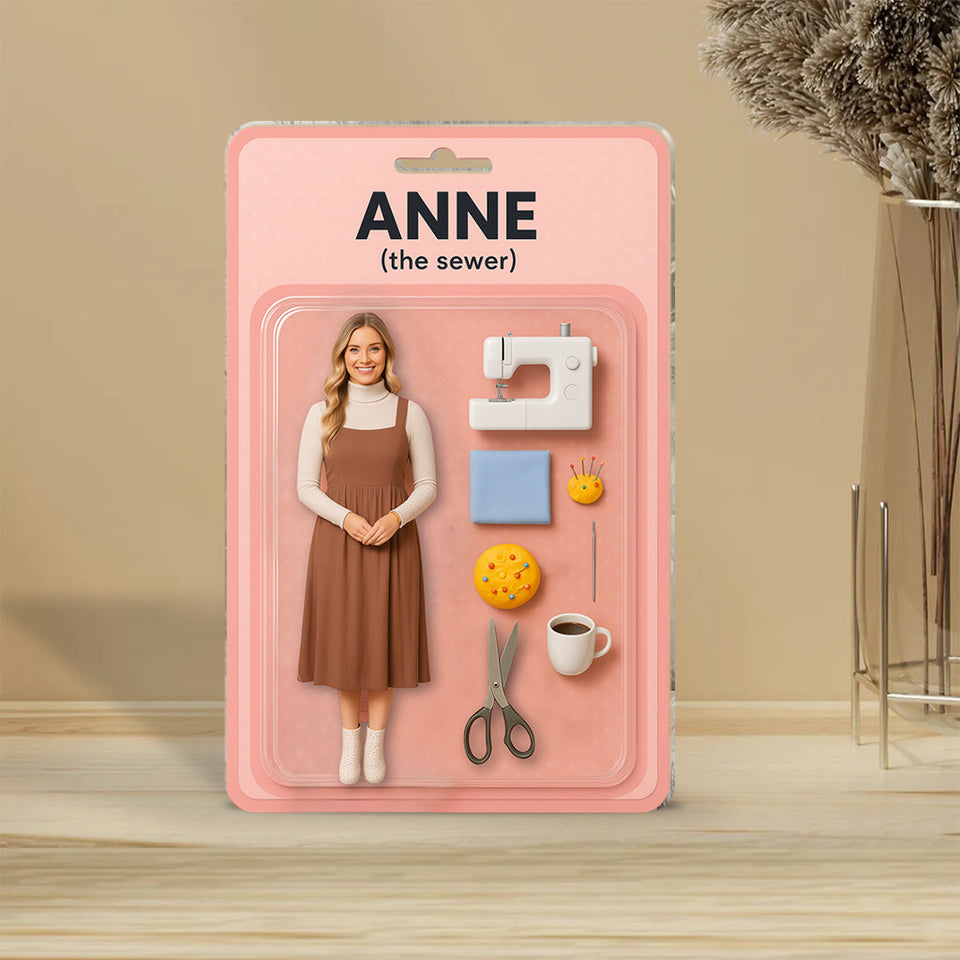 Custom Figure From Photo - Personalized Sewing Custom Shaped Acrylic Plaque
