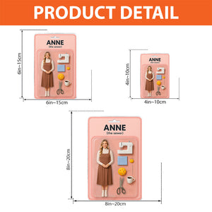 Custom Figure From Photo - Personalized Sewing Custom Shaped Acrylic Plaque