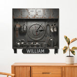 No Pain No Gain - Personalized Fitness LED Light Wall Clock