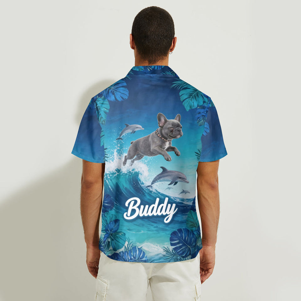Custom Any Photo Funny Pet - Personalized Dog Hawaiian Shirt