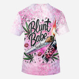 Blunt Babe - Personalized Weed All Over Shirt