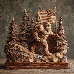 I Believe - Personalized Hiking Custom Shaped Wood Plaque