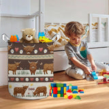 Farm Life - Personalized Highland Cow Storage Basket