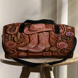 Western Spirit - Personalized Cowgirl Duffle Bag