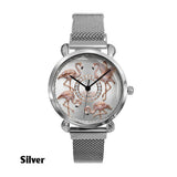 Love Flamingos - Personalized Flamingo Women Hand Watch