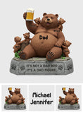 It's Not A Dad Bod - Personalized Father Custom Shaped Acrylic Plaque