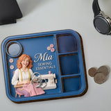 Sewing Kit - Personalized Sewing Wood Tray