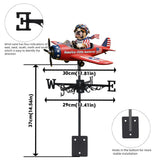 Happy Anniversary - Personalized Dog Weather Vane