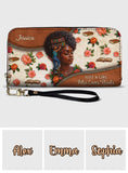 Just A Girl Who Loves Books - Personalized Book Leather Long Wallet
