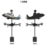 Pilot The Dream Job - Personalized Pilot Weather Vane