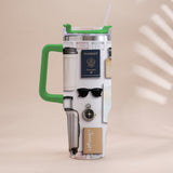 Love Traveling - Personalized Travelling Tumbler With Handle
