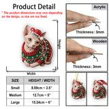 Meowy Catmas Ugly Sweater Cat Loaf - Personalized Cat Ornament