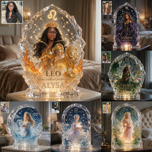 Custom From Any Photo - Personalized Horoscope 2-Side Printed Acrylic Plaque