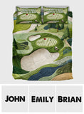 Born To Golf - Personalized Golf Bedding Set
