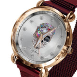 Shiny Skull Luxe - Personalized Skull Women Hand Watch