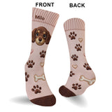 Custom Any Pet - Love My Pet - Personalized Dog Socks