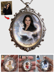 Your Spirit Animal - Personalized Spirit Animal Shaped Metal Pendant Necklace