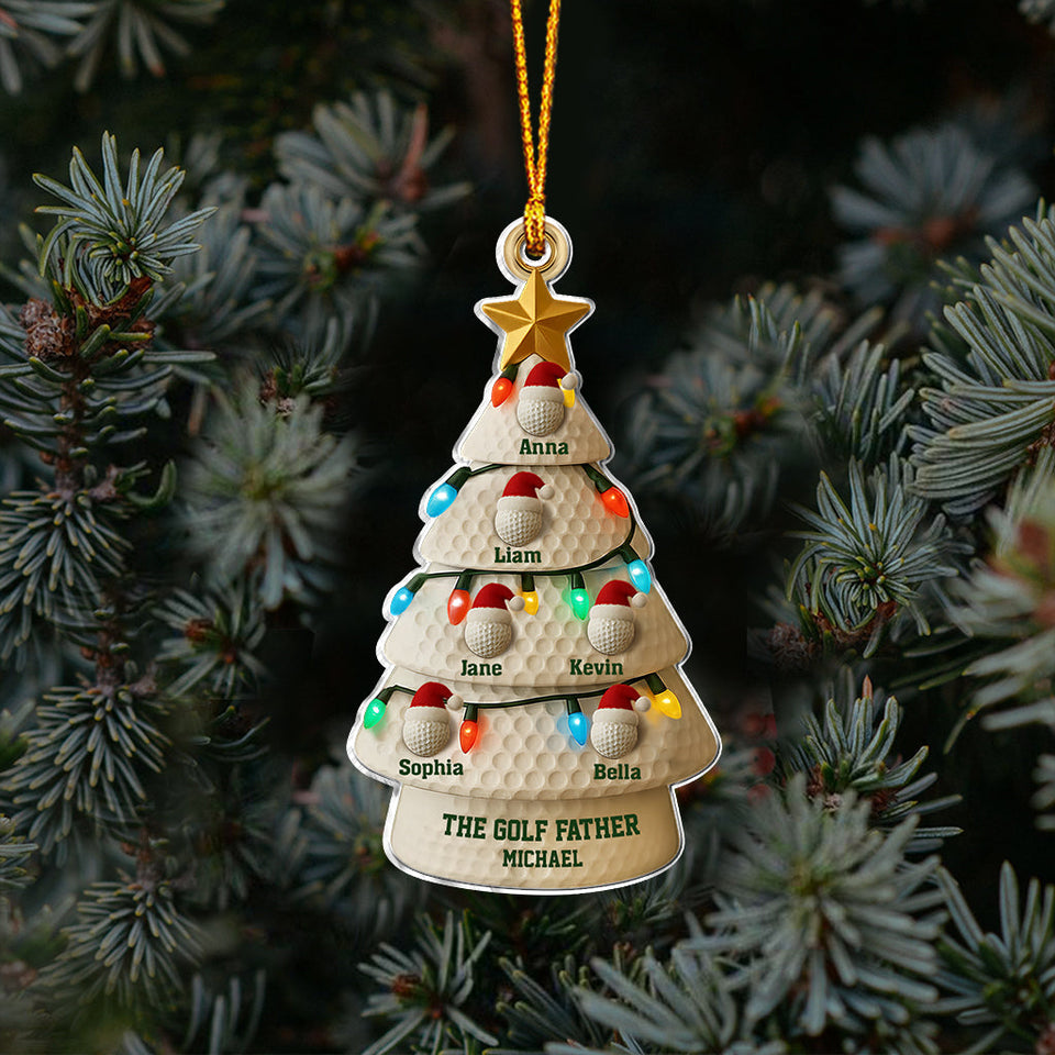 The Golf Father - Personalized Golf Ornament