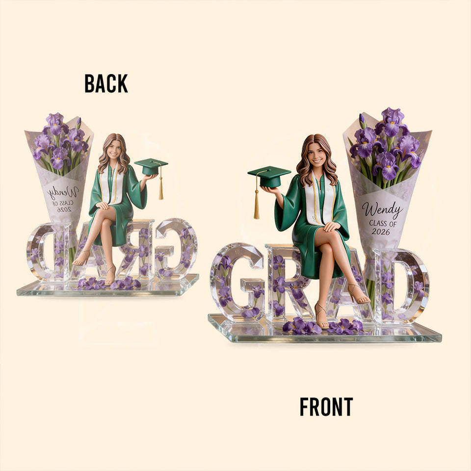 Custom Any Photo - Personalized Graduation Custom Shaped Acrylic Plaque