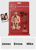 Cartoon Couple - Personalized Couple Custom Shaped Acrylic Plaque
