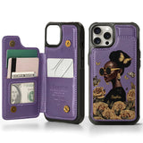 Empowered Beauty - Personalized African American Wallet Phone Case