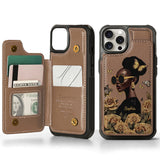 Empowered Beauty - Personalized African American Wallet Phone Case