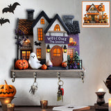 Happy Family - Personalized Family Custom Shaped Key Rack
