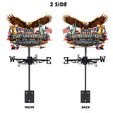 250th Anniversary, Eagle 250 Years of Freedom - Personalized Patriot Weather Vane