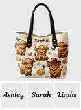 Just A Girl Who Loves Highland Cow - Personalized Highland Cow Tote Bag