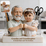 Best Friends For Life - Personalized Father Acrylic Pen Holder