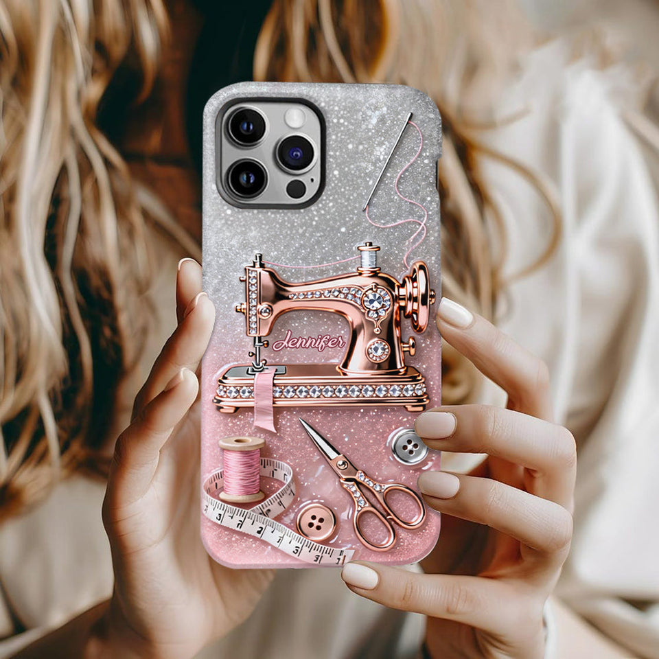 Love Sewing - Personalized Sewing Full Print Phone Case
