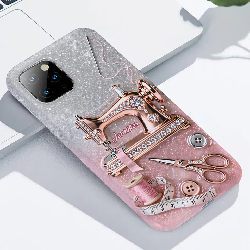 Love Sewing - Personalized Sewing Full Print Phone Case