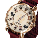 Life Is Better With My Dogs - Personalized Dog Women Hand Watch