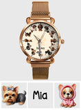 Life Is Better With My Dogs - Personalized Dog Women Hand Watch
