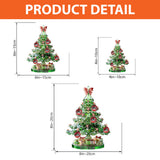 Merry Christmas - Personalized Family Custom Shaped Acrylic Plaque