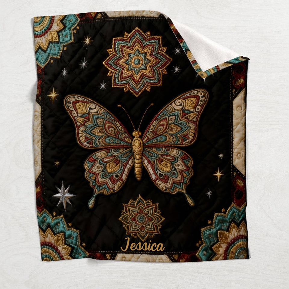 Love Butterflies - Personalized Butterfly Blanket