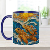 Turtle Beach Lover - Personalized Turtle Accent Mug