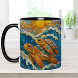 Turtle Beach Lover - Personalized Turtle Accent Mug