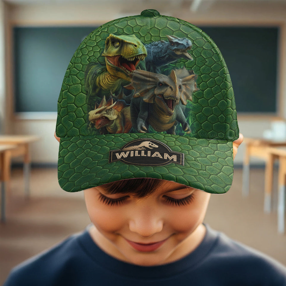 Dinosaur World - Personalized Kid Classic Cap & Backpack