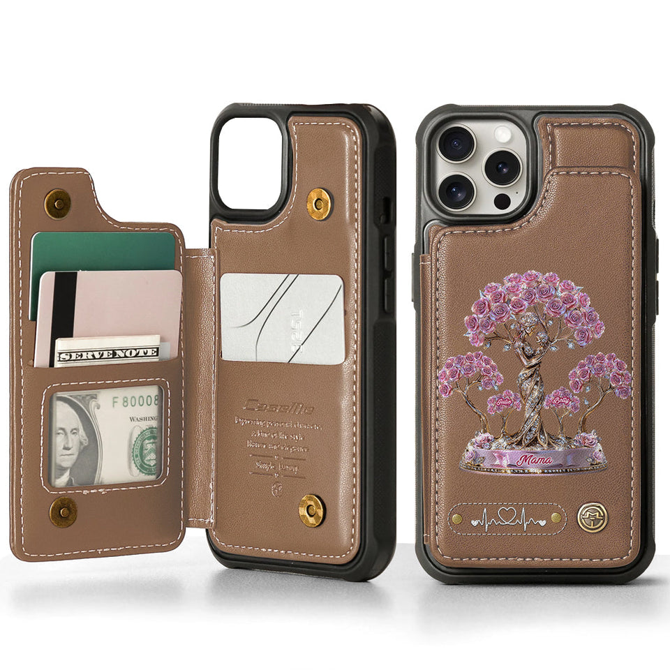 Best Mom Ever - Personalized Mother Wallet Phone Case