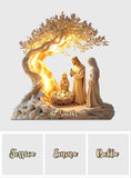 The Holy Nativity - Personalized Christian Custom Shaped Acrylic Plaque