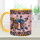 French Bulldog Couple - Personalized French Bulldog Accent Mug