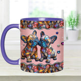French Bulldog Couple - Personalized French Bulldog Accent Mug
